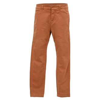 Nili Lotan Nili Lotan Slim Fit Jeans in Rust Orange Cotton