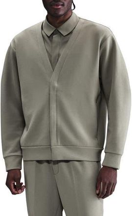 Nike ImpossiblySoft Dri-FIT Cardigan in Light Army/Steel Green at Nordstrom Rack, Size Xx-Large