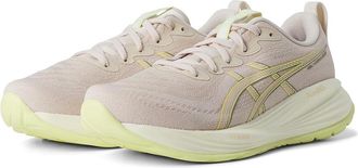 Asics GEL-Cumulus 27 Womens Running Shoes Mineral Beige/Huddle Yellow : 11.5 B - Medium, Synthetic