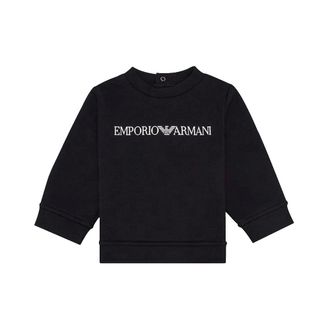 Emporio Armani Blue Kids Hoodie Stylish Logo - male - Emporio Armani - Kids Sweatshirts - Blue - 18 M - Kids