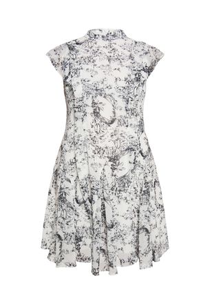 Dreimaster Dreimaster Jurk Dames zwart wit