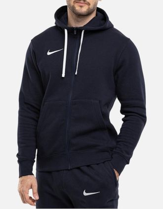 Nike Mens NIKE CW6887 Mens Fleece Hoodie Long Sleeve Swoosh Park 20 Full Zip Soccer Hoody - Navy - Size: 40