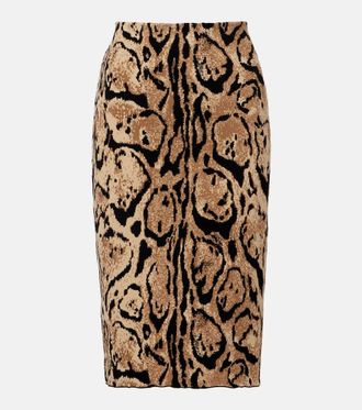 Stella McCartney Jacquard pencil skirt