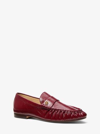 Michael Kors Jennings Crinkled Leather Loafer