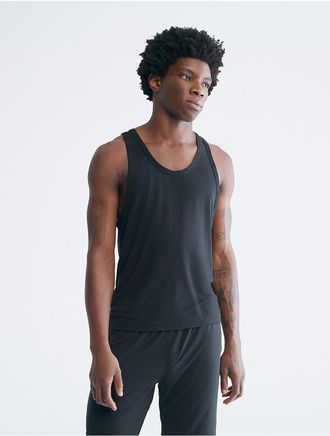 Calvin Klein Mens Ultra-Soft Modern Lounge Sleep Tank - Black - XL
