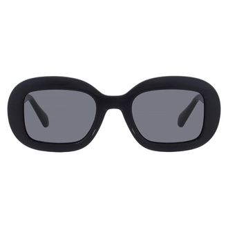 Ferragamo Ferragamo Grey Oval Ladies Sunglasses SF2038SE 001 51