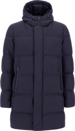 Herno Laminar Windstopper 2-Layer Lange Parka - Heren - Parka Jassen - Blauw - 2XL - Polyester - Jassen