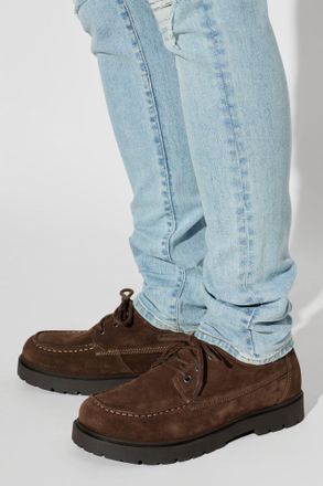 Birkenstock Highwood Moc Lace Low Shoes, Mens, Brown