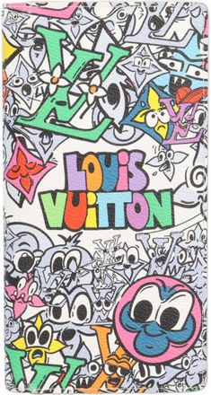 Louis Vuitton Multi-Color White Monogram Coin Purse/Coin Case (Pre-Owned)