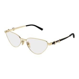 Gucci Cat-eye Frame - female - Gucci - Glasses - Yellow - 56 MM - Accessories