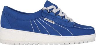 Mephisto Blauwe damessneaker - trendy en comfortabel - Dames - Sneakers - Blauw - 40 1/2 EU - Schoenen