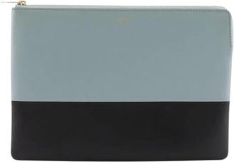 Celine Pre-owned Clutches, female, Blue, Size: ONE SIZE Pre-owned Vintage Clutch