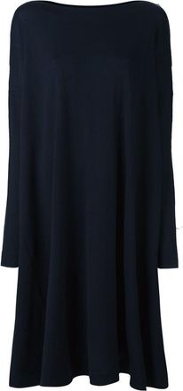 Daniela Gregis Blue Wool flared knitted dress