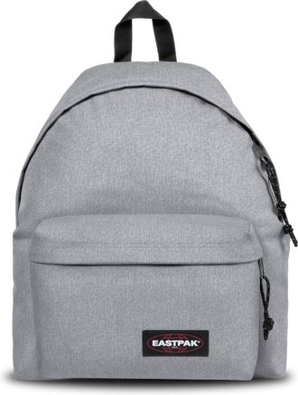 Eastpak Freizeitrucksack EASTPAK PADDED PAKR, Damen, Gr. B/H/T: 30cm x 40cm x 18cm, grau (sunday grau), Textil, Basic, Rucks&auml;cke Freizeitrucksack, Unisex Schu