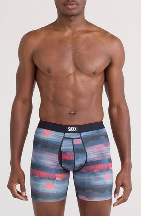 Saxx Multisport Mesh Boxer Briefs in Mystery Peaks-Multi at Nordstrom, Size Xx-Large
