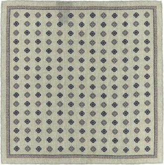Brunello Cucinelli Double-Face Pocket Clutch - Heren - Zijden sjaals - Veelkleurig - ONE Size - Accessoires