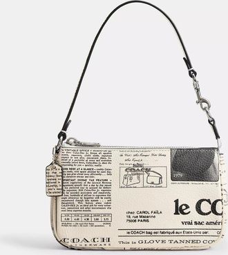 Coach Nolita 19 With Newspaper Print