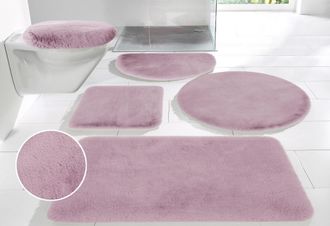 My Home Badematte »Rabbit Badematten, Badvorleger, Badezimmer Teppich« Höhe 30 mm rutschhemmend beschichtet fussbodenheizungsgeeignet schnell trocknend strapa