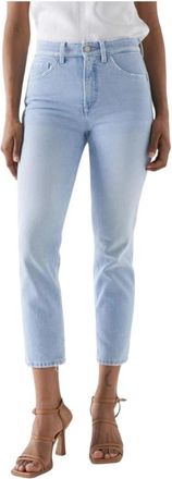 Salsa Skinny Jeans - Dames - Cropped Jeans - Blauw - W29 - Jeans