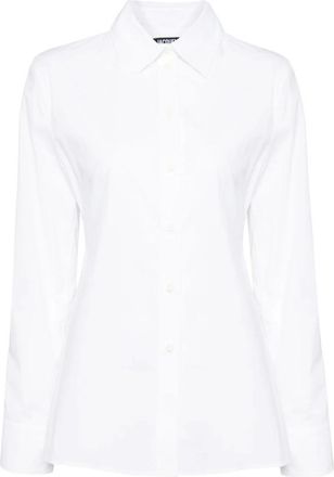 Jacquemus Overhemden, Dames, Wit, 2Xs, Katoen, Les Sculptures Blouse