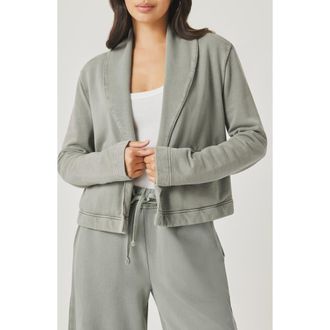 Splendid Greta Terry Blazer in Eucalyptus Green at Nordstrom, Size X-Small