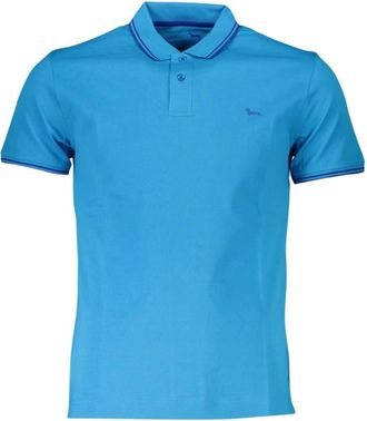 Harmont & Blaine Polo Shirts - Heren - Polos - Blauw - S - Katoen - Tops