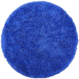 Beliani Beliani - Tappeto a pelo lungo &oslash; 140 cm Blu Cide