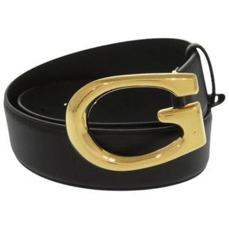 Gucci Pre-owned Vintage Riem - Heren - Vintage Accessoires - Zwart - ONE Size - Leer - Vintage