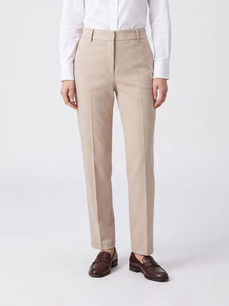Max Mara S Max Mara Mid-Rise Slim Fit Wool-Blend Skinny Trousers