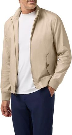 Mizzen+Main Eastwood Stretch Twill Jacket in Light Khaki at Nordstrom, Size Xx-Large