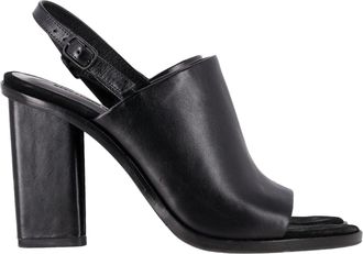 Alexander Wang Cole Slingback Mules in Black Leather