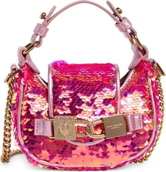Kurt Geiger Micro Kingsley Hobo Crossbody Bag in Fuchsia at Nordstrom Rack