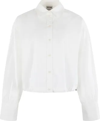 Moscow Dames, Blouses & Shirts, Wit, Maat: XS Katoen