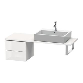 Duravit Consola Baja L-cube 420x477x400mm Blanco Brillo Falta