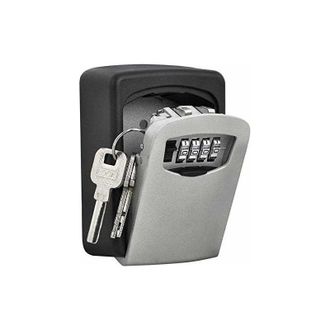 OEM Caja Fuerte Policial De Alta Seguridad, De Montaje En Pared Con Cerradura De Combinaci&oacute;n De 4 D&iacute;gitos, 1178237 Mm, Gris