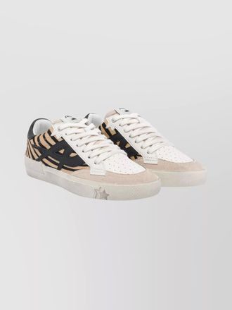 Ash contemporary low top sneakers with contrast panels