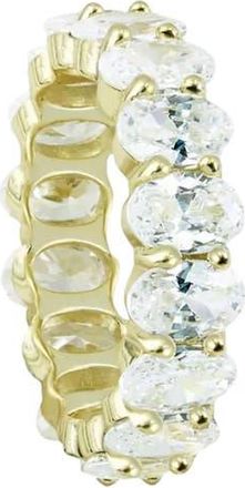 The M Jewelers NY The Oval Cut Eternity Band in Gold at Nordstrom, Size 8