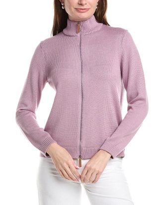 Lafayette 148 New York Fitted Bomber Jacket