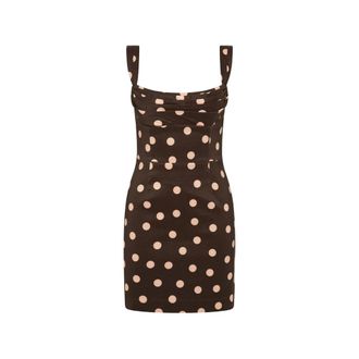 Rebecca Vallance Short Dresses, female, Brown, Size: 2XS Vivianne Mini Dress