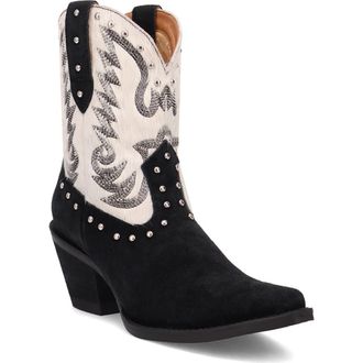 Dingo Rodeo Queen Genuine Calf Hair Western Boot in Black at Nordstrom Rack, Size 6.5