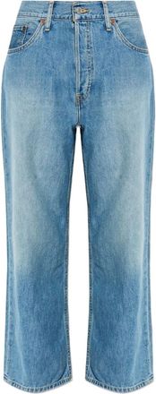 Re/Done Jeans a gamba ampia - Blu