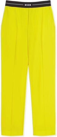 Msgm Bicolor Wool Womens Pants