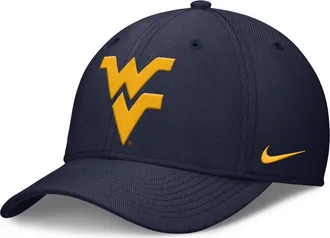 Nike West Virginia Classic Nike Mens Dri-FIT College Hat in Blue | NC0341SWVN-RY6