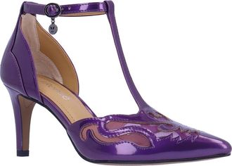 J. Rene&eacute; Lisha T-Strap Pump in Purple at Nordstrom, Size 8