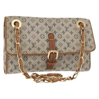 Louis Vuitton Pre-owned Shoulder Bags, female, Blue, Size: ONE SIZE Pre-owned Monogram Mini Canvas Shoulder Bag