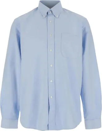 Sebago Heren, Overhemden, Blauw, Maat: M Katoen