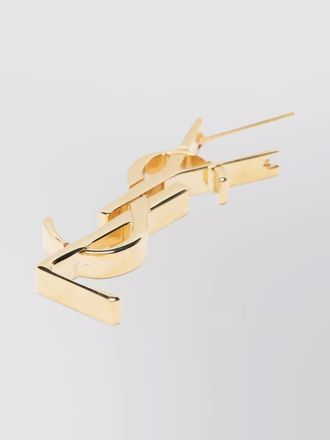 Saint Laurent logo single earring