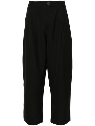STUDIO NICHOLSON Tuck trousers - Black