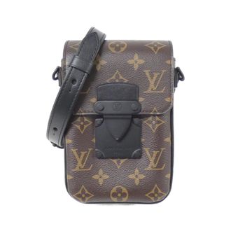 Louis Vuitton Black Marron Coated Canvas Shoulder Bag (Pre-Owned)