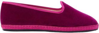 Scarosso Valentina Paars Fluweel - Dames - Pantoffels - Paars - 39 EU - Katoen - Schoenen
